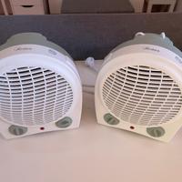 2 Termoventilatori portatili come nuovi