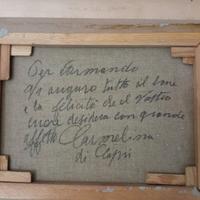 Carmelina di capri olio su tela