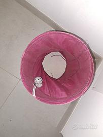 Tunnel Gioco Pieghevole per Gatti in Nylon Fucsia 