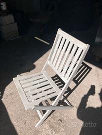 N. 7 sedie da esterno/interno