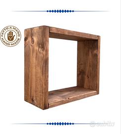 MENSOLA DA PARETE IN LEGNO REALIZZATA A MANO