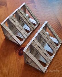 Angolari alluminio 48x48x30 asola per M8