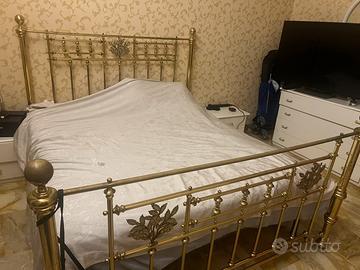 Letto ottone matrimoniale