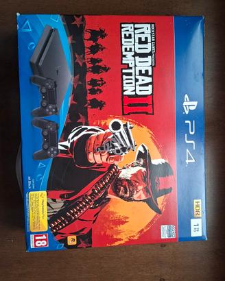 PS4 slim con Red dead redemption 2