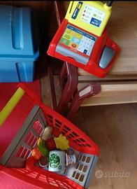 Carello spesa+ cassa+accessori