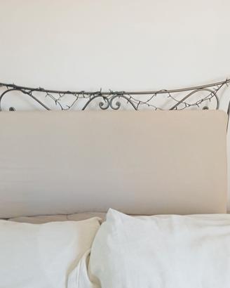 Testiera letto artigianale una piazza e mezza