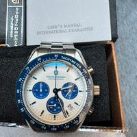 Orologio uomo Pagani design bianco blu in acciaio