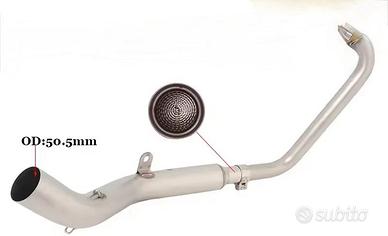 Tubi scarico Zontes 125 con catalizzatore interno