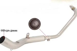 Tubi scarico Zontes 125 con catalizzatore interno