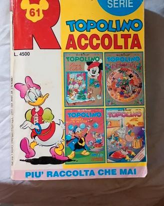 Topolino raccolta n.61 fine 1989/90 Inserti origin
