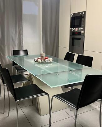 Sedie moderne in cuoio