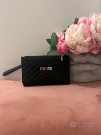 Pochette da polso nera e oro, Guess originale