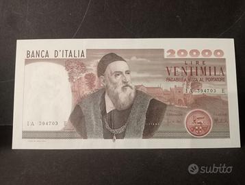 banconota 20000 Tiziano repubblica quasi FDS