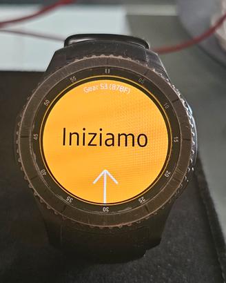 Samsung Gear S3 Frontier con caricatore originale