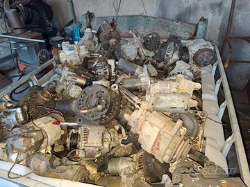 alternatore, mot. avviamento, compressori