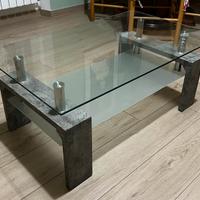 Tavolino in vetro