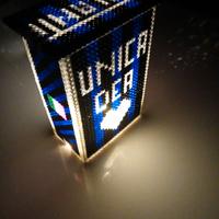 Lampada ATALANTA con tubetti in plastica pyssla