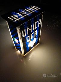 Lampada ATALANTA con tubetti in plastica pyssla