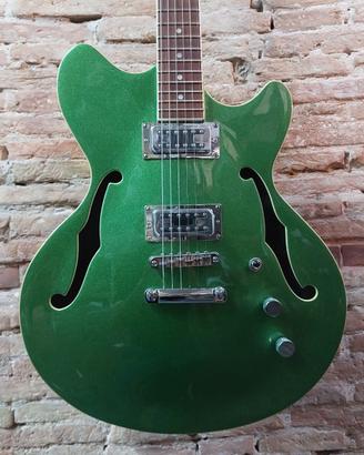 KYLIN chitarra elettrica semi-acustica verde NUOVA