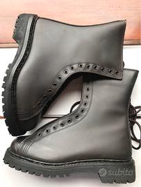 scarponi anfibio n.39, vera pelle bovina, eterni