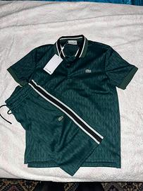 Completo sportivo Lacoste verde scuro 🐊