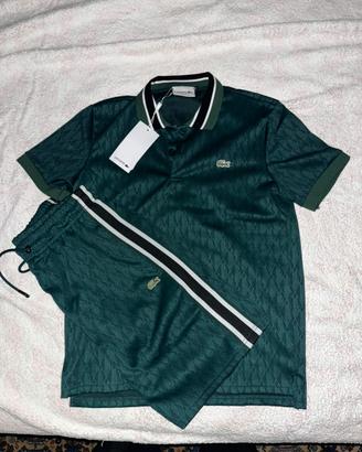Completo sportivo Lacoste verde scuro 🐊