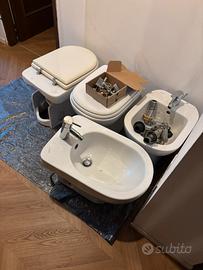 sanitari bagno wc e bidet completi