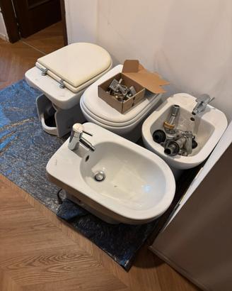 sanitari bagno wc e bidet completi