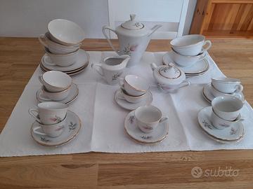 Servizio da caffè e te  in porcellana