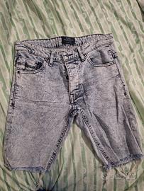 Shorts Uomo BERSHKA  Denim Super Skinny Fit Eur 38