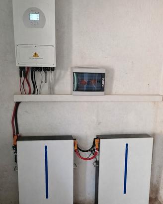 Impianto solare fotovoltaico 6kw accumulo 10kwh