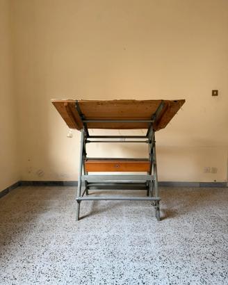 Tavolo disegno professionale vintage inclinabile