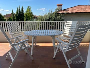 Set tavolo e sedie da giardino Foppapedretti