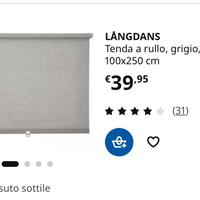 Tenda a rullo Ikea