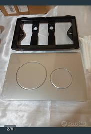 plancia comando scarico WC in ABS cm 24,6x16,4