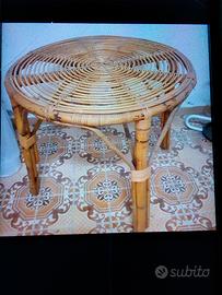tavolo vintage bamboo