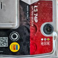 batteria fiamm 74ah