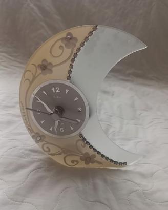 Orologio da tavolo a forma di luna