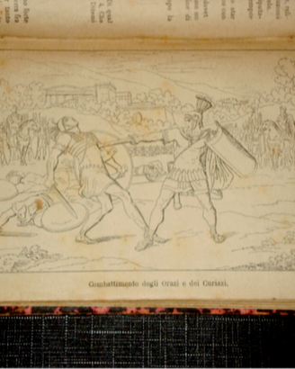 libro antico storia patria vintage 800 illustrato