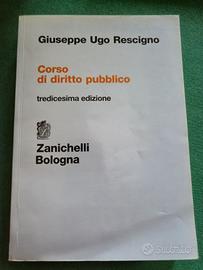 Corso di diritto pubblico Rescigno