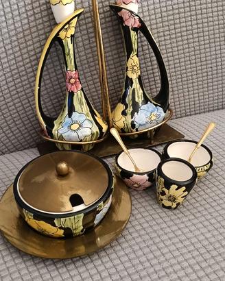 Set vintage Ceramica Mulino di Laveno,