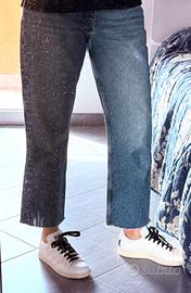 Jeans Mango Havana, flare crop,