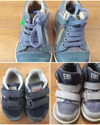 3 PAIA DI SCARPE BAMBINO