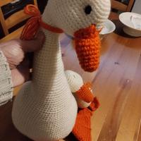 DUE PUPAZZI FATTI A MANO TECNICA AMIGURUMI