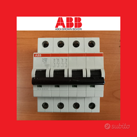 Magnetotermico ABB, 4 Poli, 10A, Curva C, 6.000A