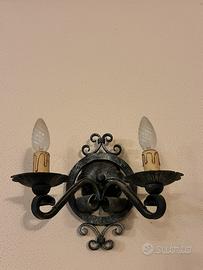 Set 6 lampade a parete rustiche