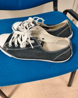 converse all star di colore nero, numero 39.5