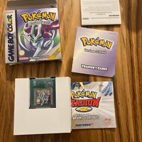 Pokemon cristallo game boy color completo
