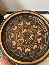 Piatto artigianale in legno