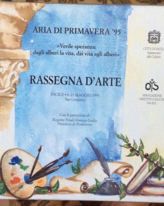 1995 SACILE RASSEGNA D'ARTE catalogo opere